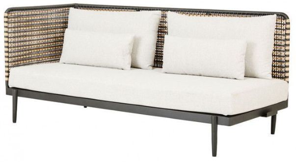 Cabana Link 2 Seater Left & Right Arm Sofa - Snow & Chalk